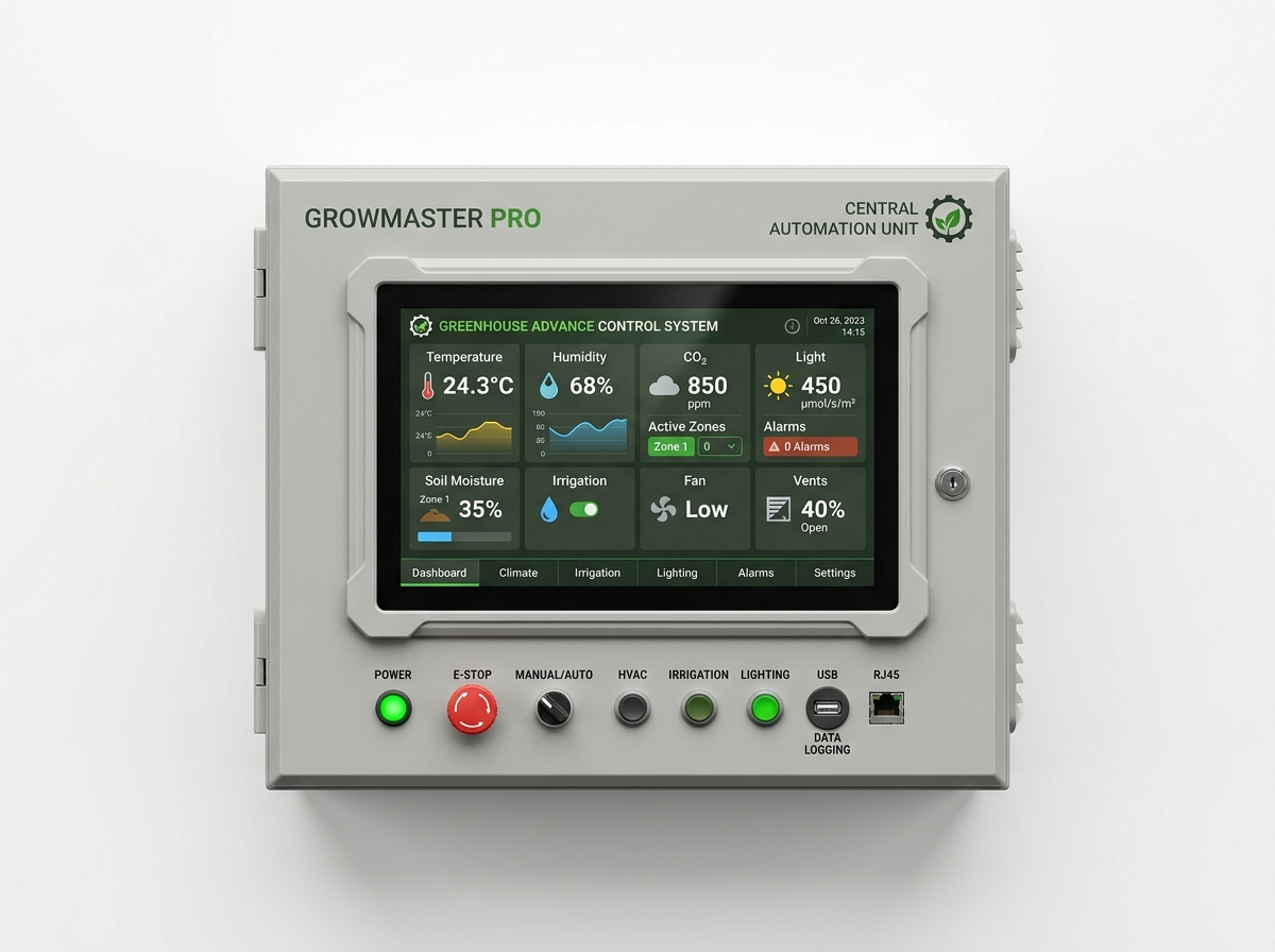 PLC Ana Kontrol Paneli (Dokunmatik)